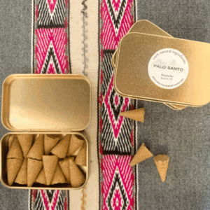 Palo Santo Incense Cones (Tin of 15)